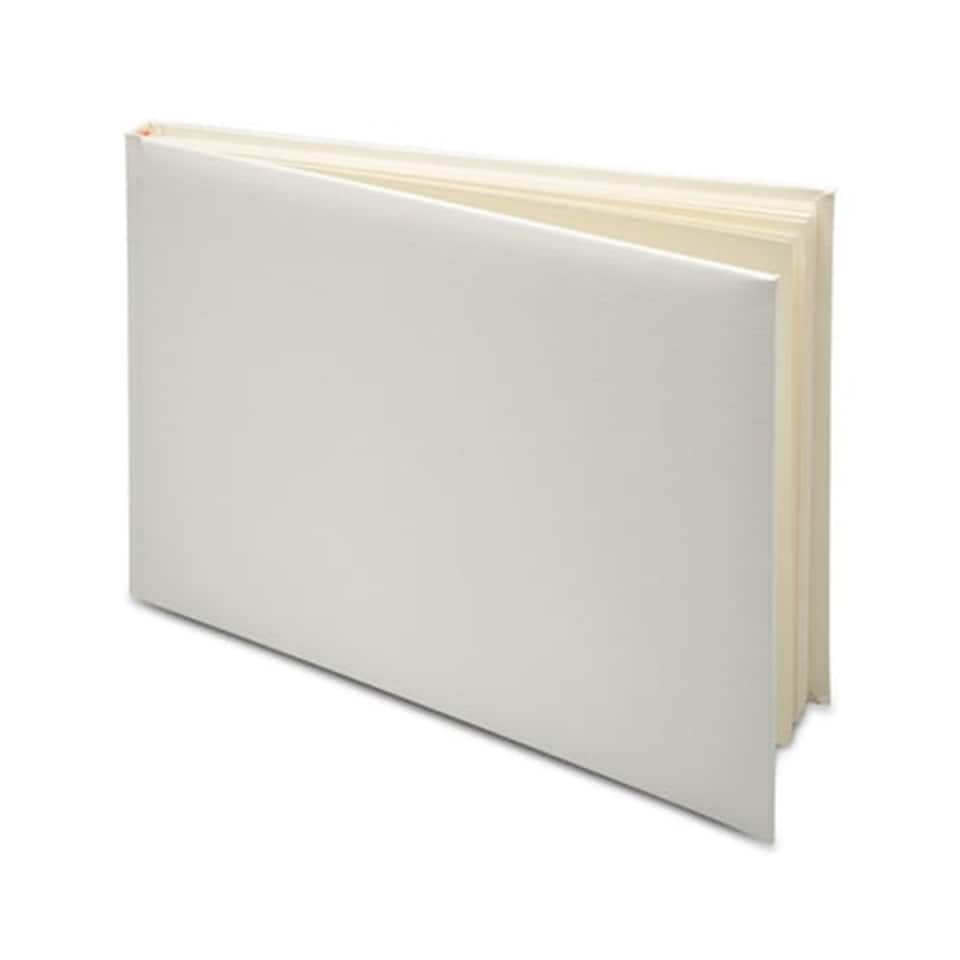 image 1 of Ivory Guest Book with 24 Pages