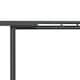 image 8 of Outsunny 246 cm Extending Garden Table, Rectangle Outdoor Dining Table for 6 8, Aluminium Frame for Patio, Balcony Charcoal Grey