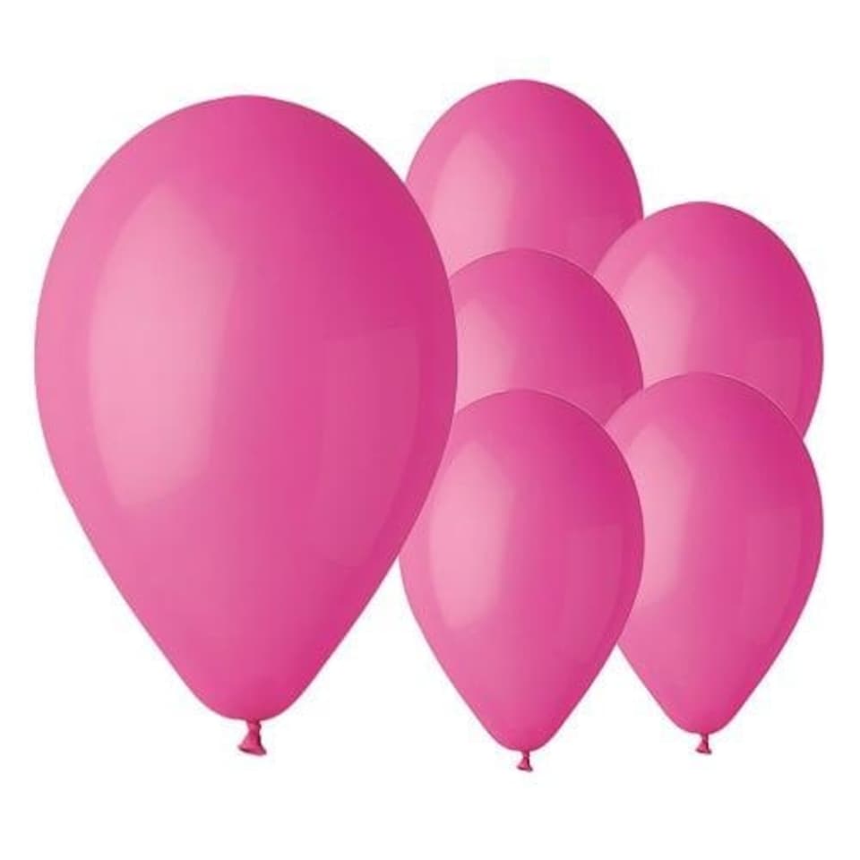 image 1 of Fuchsia Pink Bio Latex Balloons 33cm / 13 in - Pack of 10