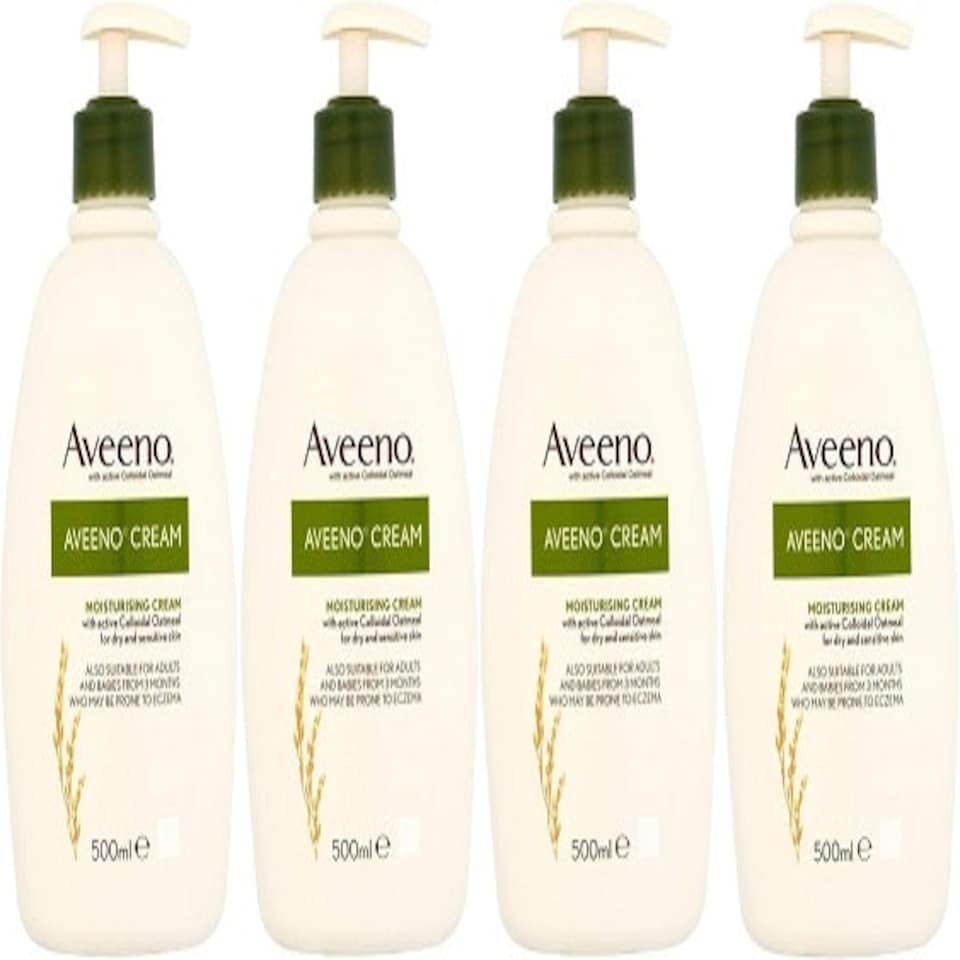 image 1 of Aveeno Moisturising Cream 500ml - Pack of 4