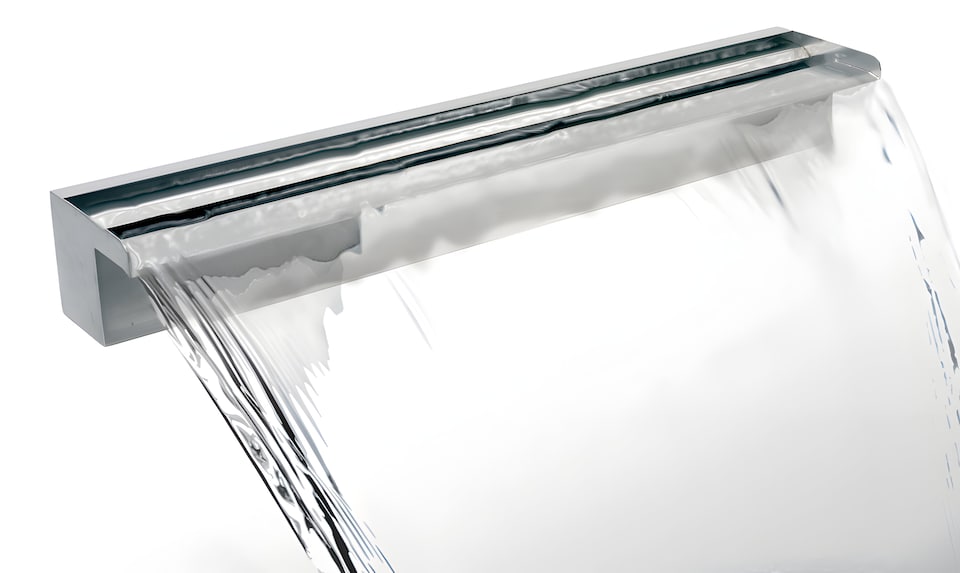 image 1 of Stainless Steel Waterfall Blade Cascade - Sheer descent - Bottom Supply L120cm