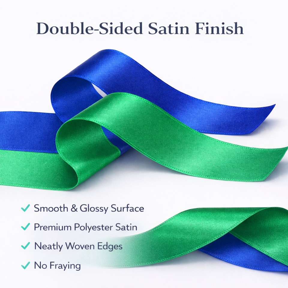 image 1 of Satin Ribbon for Fabric & Gift Wrapping - 25mm x 10 Metres