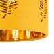 image 3 of Set of 2 Fern - Ochre witj Gold Inner 15.5cm Table Lamp Shades Yellow | Gold