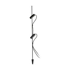 Clap Twin LED Outdoor Spike Black IP65 3000K