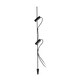 image 1 of Clap Twin LED Outdoor Spike Black IP65 3000K