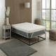 image 1 of Cool Quilted Memory Foam Mattress Topper - 2" Deep, Pressure-Relieving Support White | 1 Inch Thickness | Double
