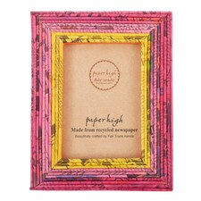 Recycled Newspaper Photo Frame