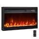 image 10 of COSTWAY Electric Fireplace Insert Recessed 1500W Black