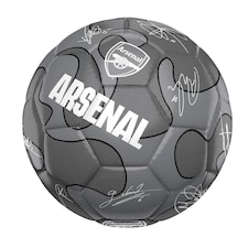 Arsenal FC Signature 32 Panel Football - Silver - 5