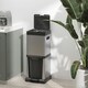 image 8 of HOMCOM 20+14L Double Kitchen Bin, Pedal Bin with Soft-Close Lid, Silver 