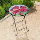 image 2 of Glass Poppy Garden Table