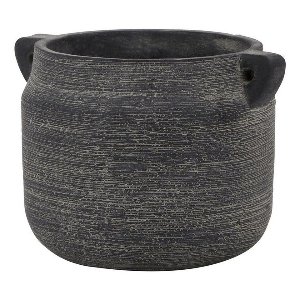 image 1 of Amalfi Hydria Pot - Ceramic - L18 x W21 x H15 cm - Grey | Grey