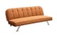 image 1 of Brighton Sofa Bed - Velvet - L85 x W180 x H76 cm - Orange