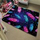 image 4 of Painted bird feathers (Rug) Multi | XL: 160x230cm