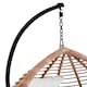 image 2 of Interiors by Premier Stable Natural Rattan Effect Hanging Chair, Stylish Lounge Chaiir, Versatile Garden Chair, Stable Lawn Chair