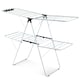 image 4 of COSTWYA Foldable 2-Level Clothes Drying Rack Garment Drying Hanger