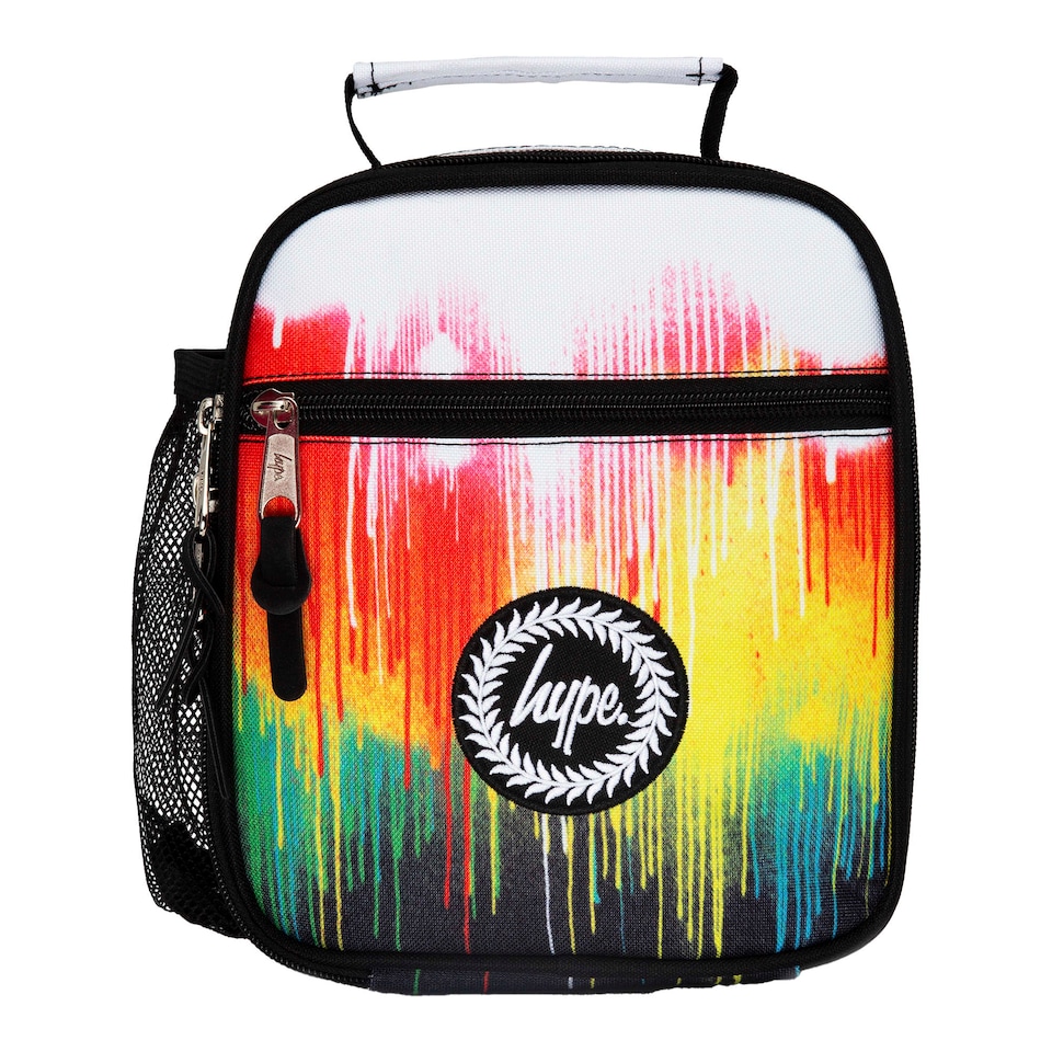 image 1 of Kids Lunch Bag Multi Colour Drips | Thermal Insulated School Lunch Box 4.5L | Multi | Multi | One Size | 1