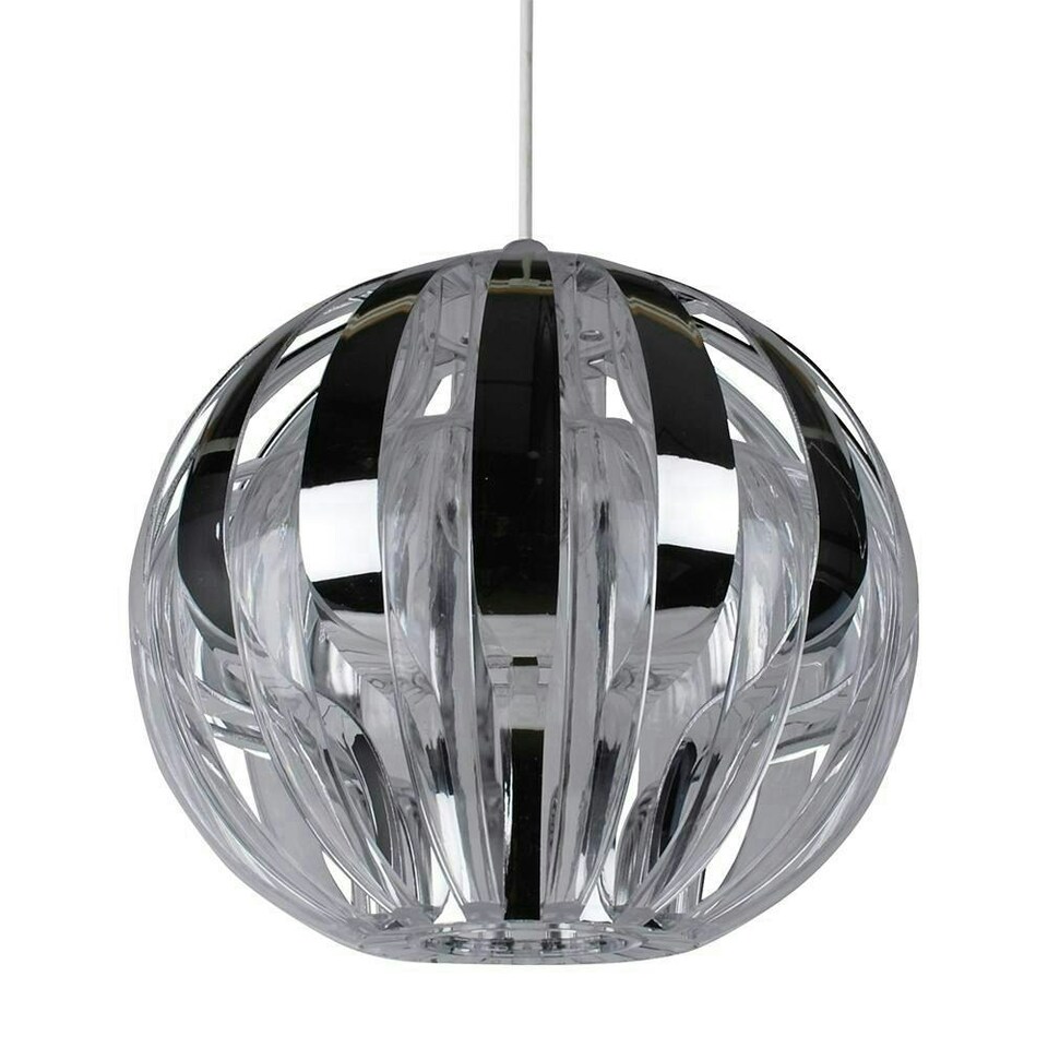 image 1 of Bimber Pendant Light Shade Polished Chrome