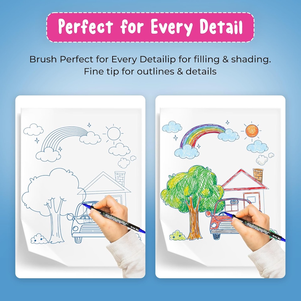 image 1 of Desire Deluxe Acrylic Paint Pens for Rock Painting, Stone, Ceramic, Glass, Wood, Canvas – Set of 26 Non Toxic Water Based Markers - Great Artists Painting Supplies