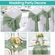 image 8 of Sage Green Cheesecloth Table Runner, Rustic Sheer Table Decor - 90x300cm