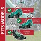 image 9 of SPARES2GO Metal Blade compatible with Bosch Rotak 36R 37R 37-14 Ergo EasyRotak 36-550 Lawnmower (37cm)