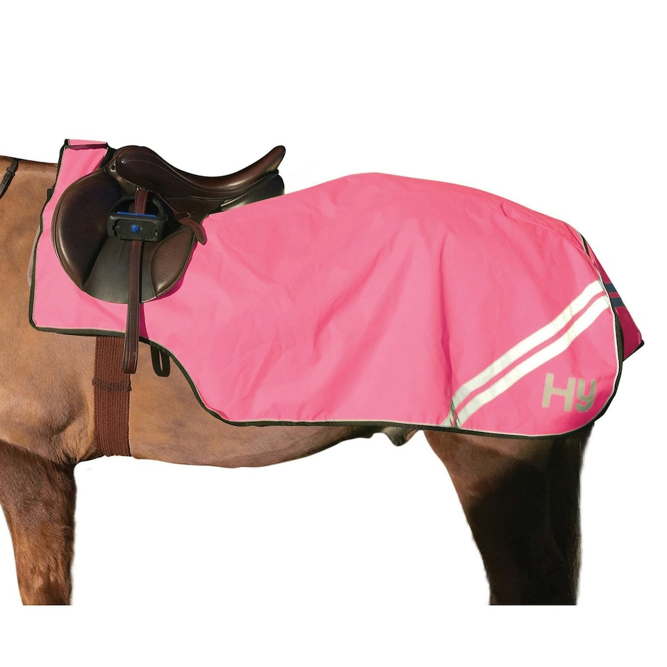 HyVIZ Reflector Horse Exercise Sheet - Pink - 4´ 6"