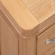 image 2 of Bologna Bedside with 3 Drawers - L38 x W45 x H60 cm - Oak