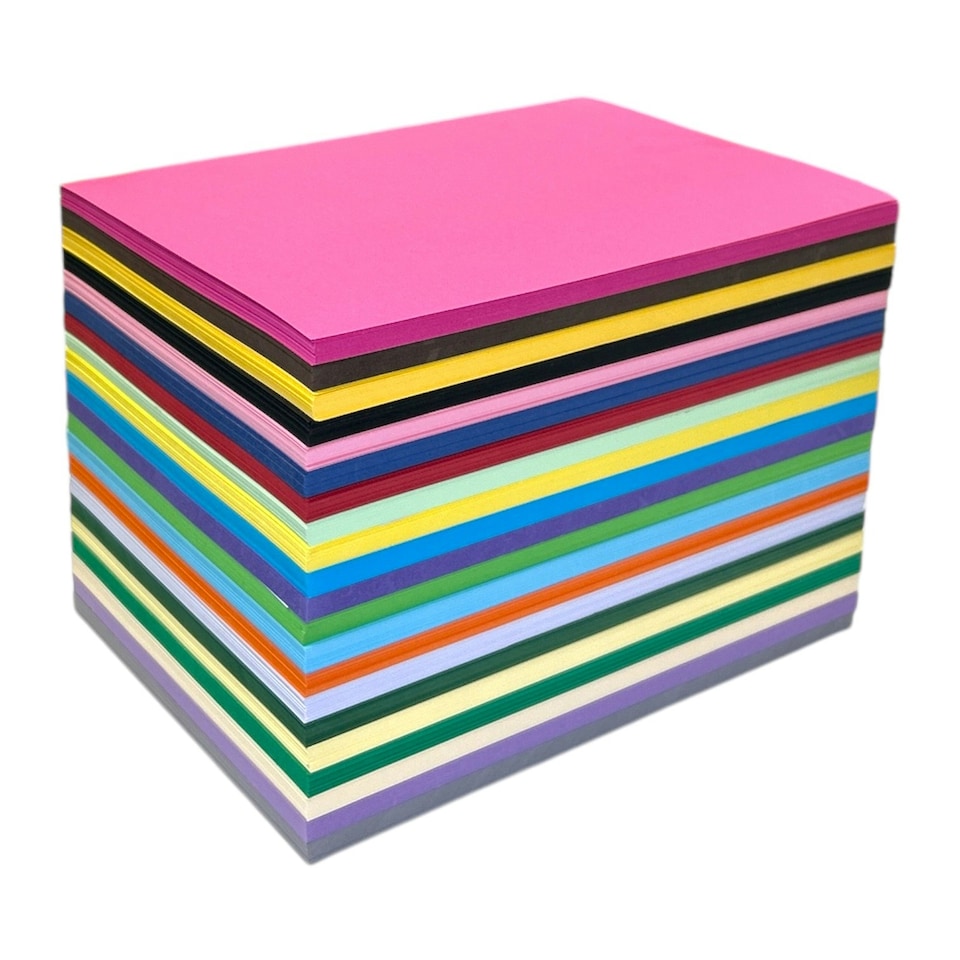 image 1 of Pack of 100 A5 Coloured Paper 75gsm Sheets Yellow | Pastel Yellow | A5