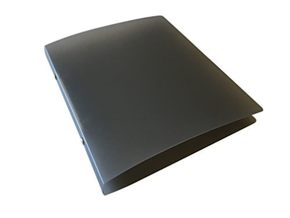 image 1 of A5 Slim Black Translucent Ringbinder