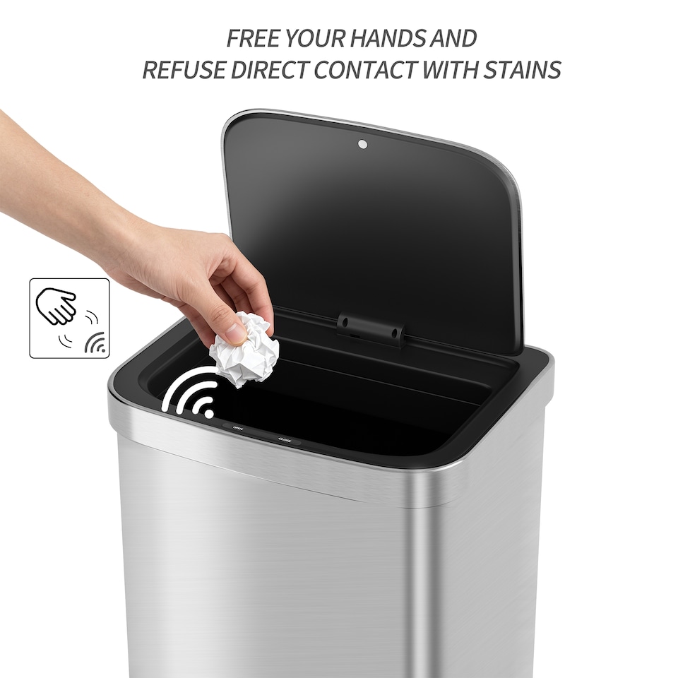image 1 of CozyLiving 60L Automatic Sensor Waste Bin Hands-Free Motion Activated Kitchen Bin