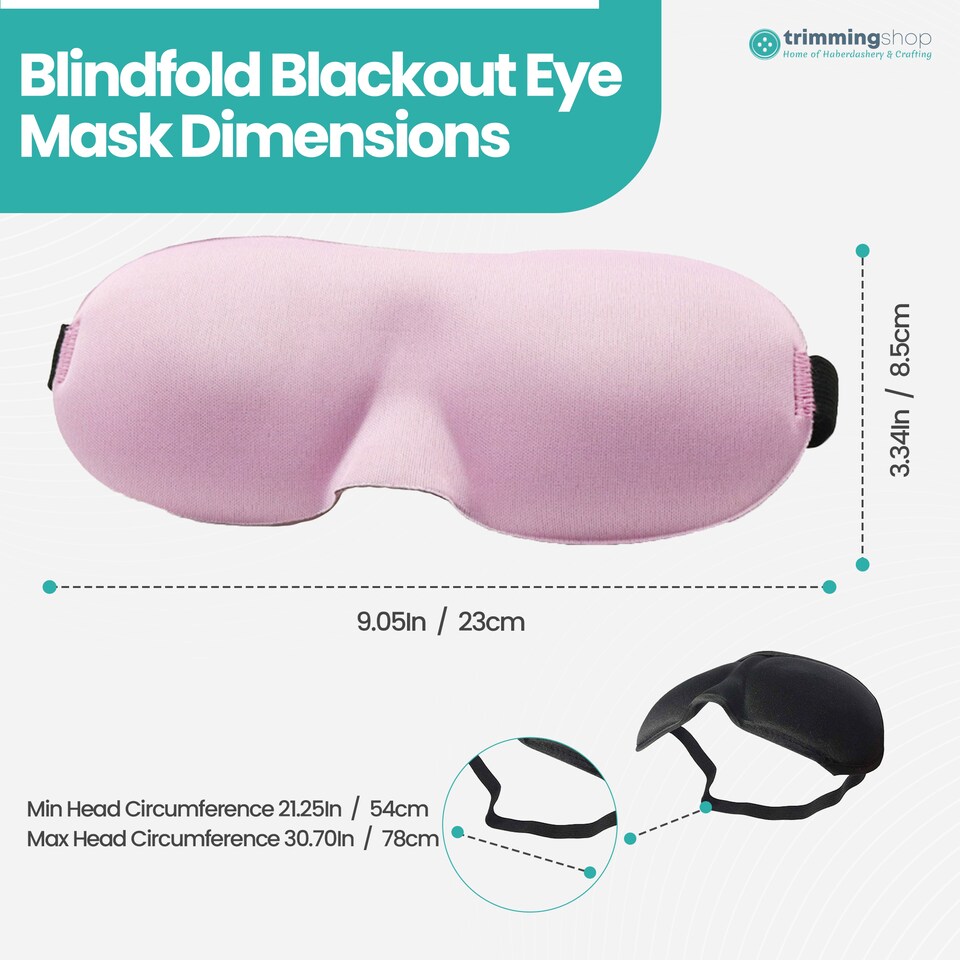 image 1 of 3D Sleep Eye Mask with Adjustable Strap Luxury Blindfold Sleep Mask