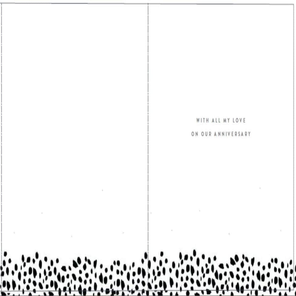 image 1 of To My Husband Champagne Celebration Design Anniversary Card