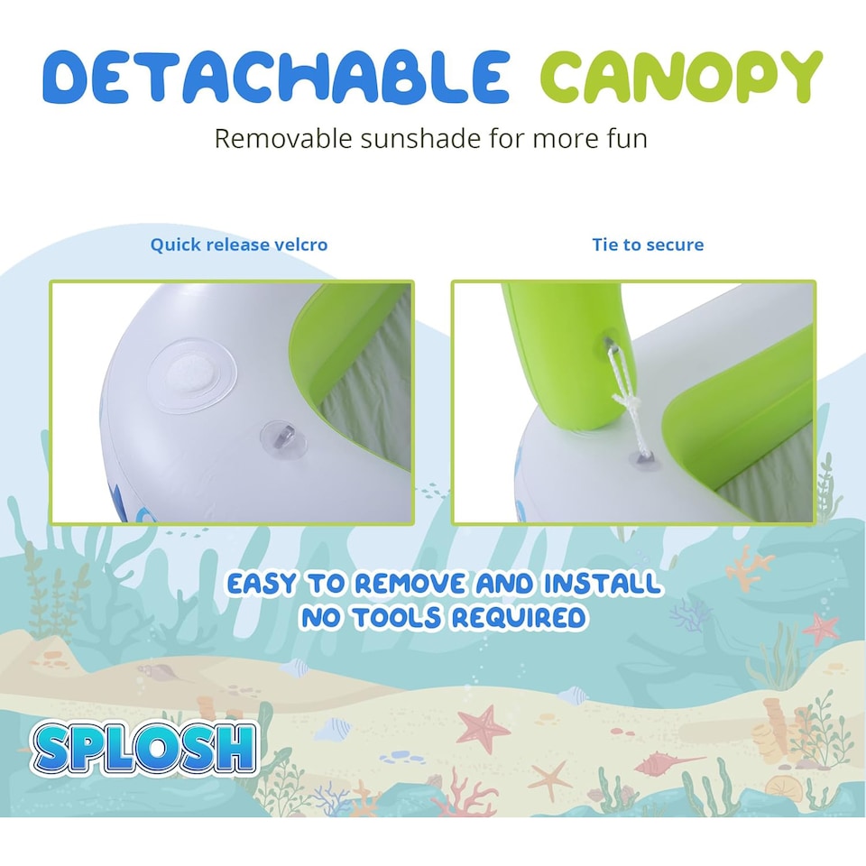 image 1 of Splosh Sunshade Square Pool