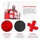 image 2 of St George Knight Costume with Inflatable Sword and Shield Red | S