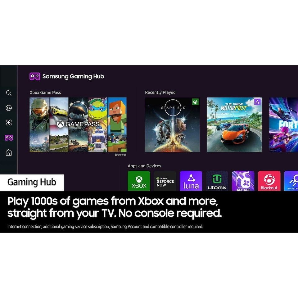 image 1 of Samsung DU8070 75" 4K Ultra HD LED Smart TV - UE75DU8070