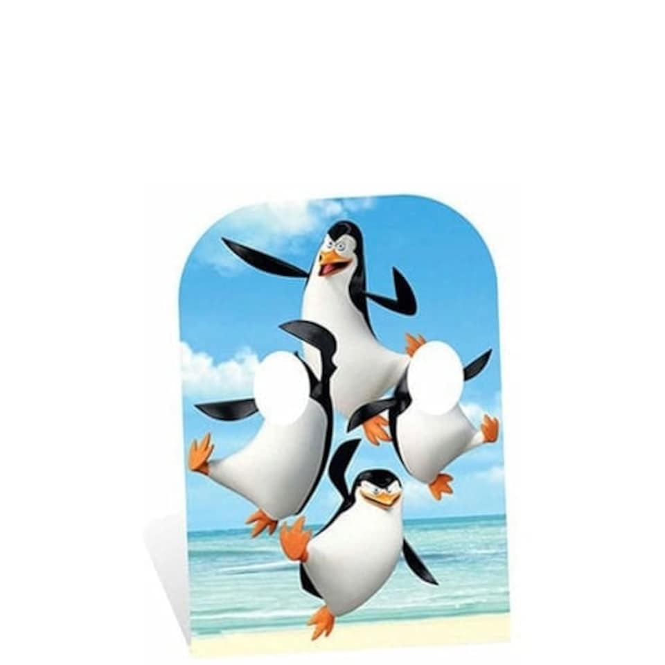 Madagascar Penguins Child Size Stand In Cardboard Cutout - 160cm