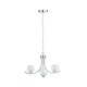 image 7 of Jimena 3 Light Polished Chrome Pendant Ceiling Light