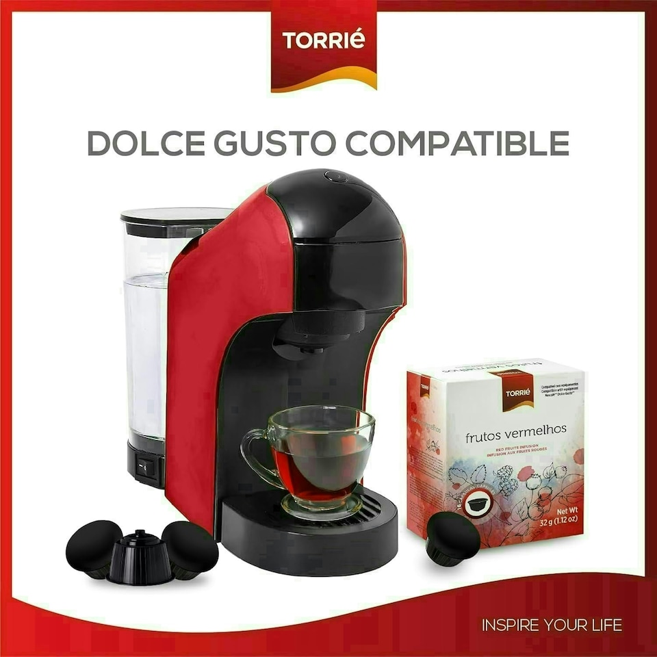 image 1 of Red Fruit Tea - Dolce Gusto ® Compatible Coffee Machine Capsules (48 Pods)