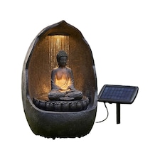 Tranquil Buddha Hybrid Solar Water Feature