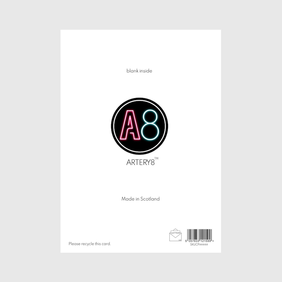 image 1 of Stylised Pigeons Bowler Hat Stars Anniversary Valentines Day Card