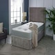 image 2 of Nebraska Tufted Hybrid Mattress - Soft Feel Cool Touch Quilted Sleep Surface Grey | Double