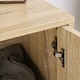 image 8 of HOMCOM Embossed Arrow Storage Cabinet w/ Adjustable Shelf Metal Frame Handles