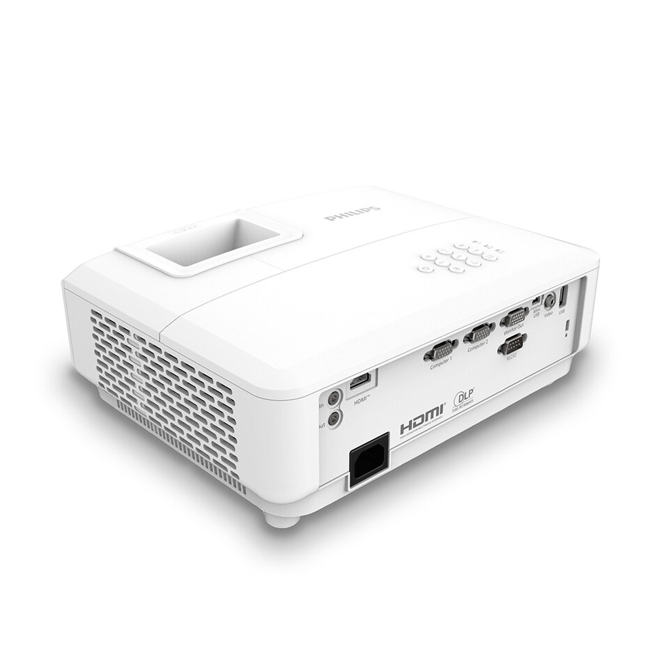 image 1 of Philips ProPix 650 Projector White- 150", Philips UHP lamp, WXGA resolution, 4000 ANSI lumens