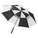 image 1 of Longridge Double Canopy Golf Umbrella - Black/White - One Size