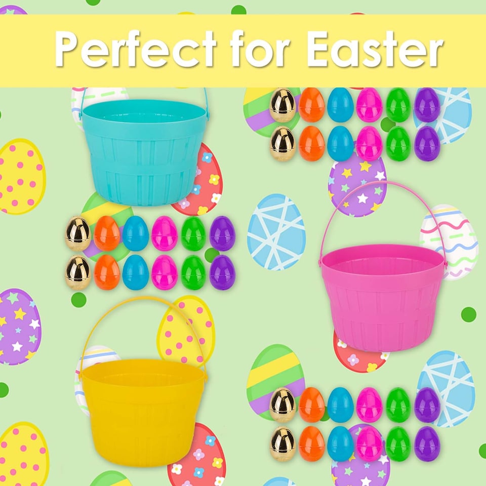 image 1 of vfm-estore Easter Egg Hunt Set 10.5cm x 15cm Multicolour, Pack of 3