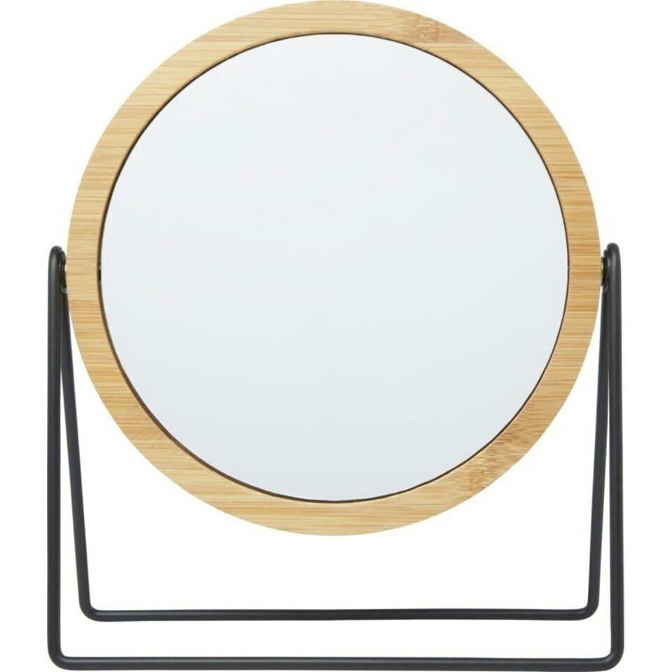 image 1 of Bullet Hyrra Bamboo Free Standing Mirror - Natural - One Size