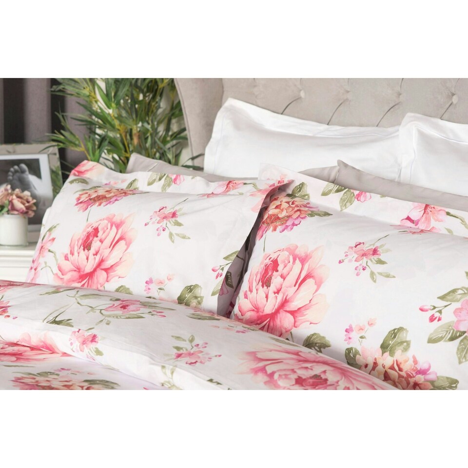 image 1 of Belledorm Saara Duvet Cover Set - Blush - Superking