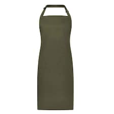 Brand Lab Unisex Adult Apron | Green | Olive | One Size | 1