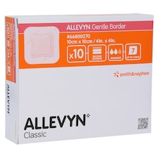 Allevyn Gentle Border 10x10cm Dressings Pack of 10