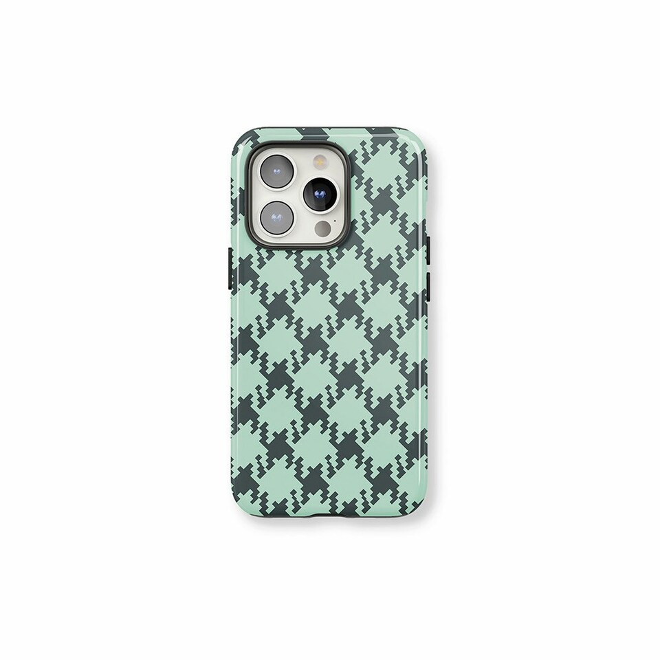 image 1 of Green Check Phone Case | Green | Galaxy S24 Plus
Tough | Galaxy S24 Plus
Tough